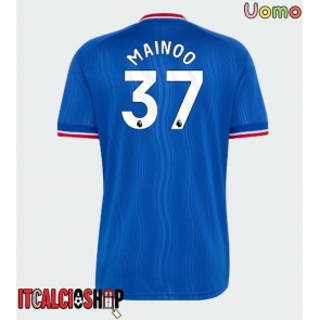 Manchester United Kobbie Mainoo #37 Seconda Maglia 2026-27 Manica Corta Manchester United Kobbie Mainoo #37 Seconda Maglia 2026-27 Manica Corta